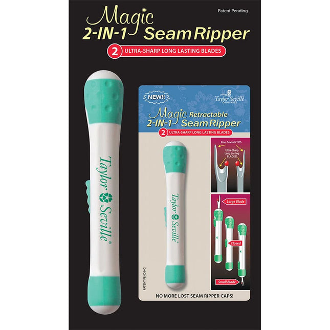 Magic 2-in-1 Retractable Seam Ripper, Taylor Seville