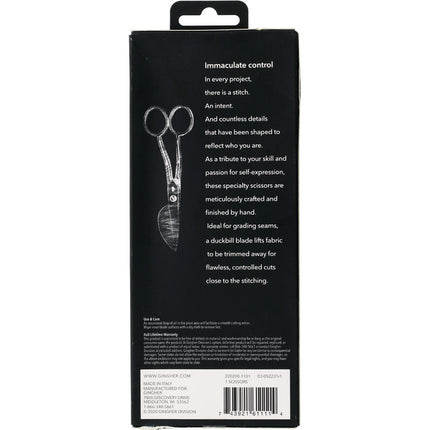 Gingher 6" Duckbill Applique Scissors - image 5