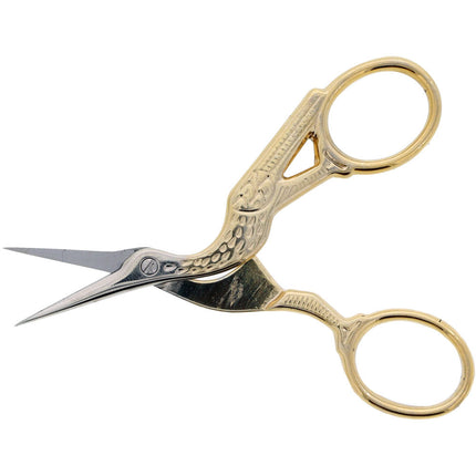 Gingher 3 1/2" Stork Embroidery Scissors - image 3
