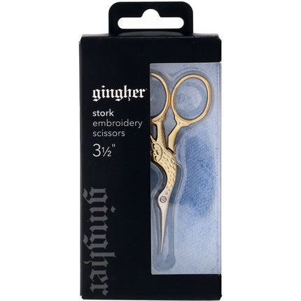 Gingher 3 1/2" Stork Embroidery Scissors - image 4