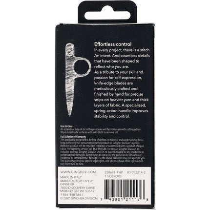 Gingher 4 1/2" Knife Edge Thread Nippers - image 4