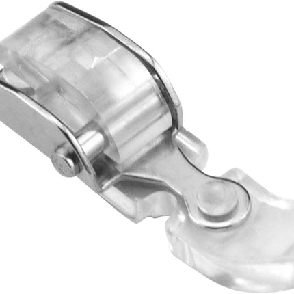 Narrow Snap On Plastic Zipper Presser Foot for Singer Sewing Machine