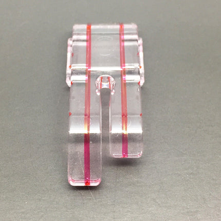CLEAR VIEW GUIDE FOOT STRAIGHT STITCH SNAP ON, COMPATIBLE FOR BROTHER, TOYOTA, NEW SINGER DOMESTIC SEWING MACHINES