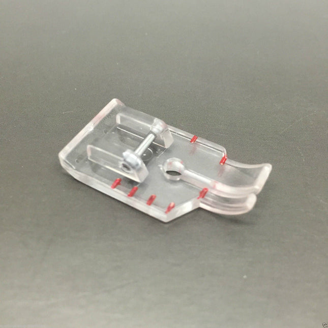1/4' patchwork quilting foot clear snap on fits most domestic sewing machines
