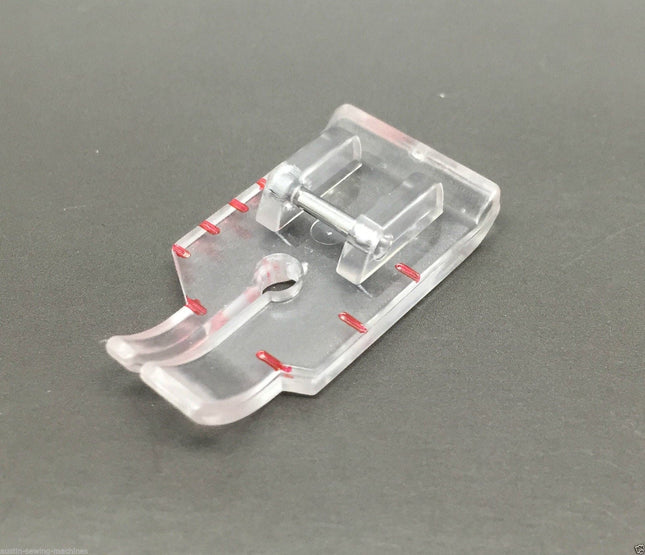 1/4' patchwork quilting foot clear snap on fits most domestic sewing machines - image 2
