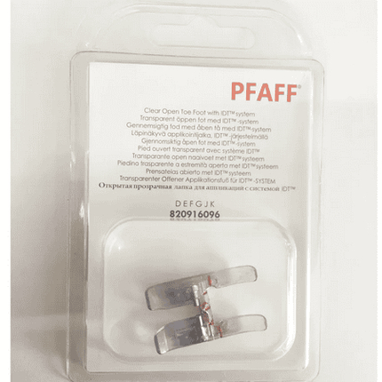 Pfaff Clear Open Toe Foot 820916096
