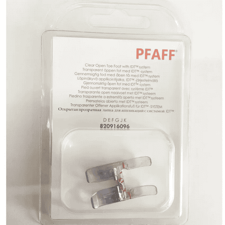 Pfaff Clear Open Toe Foot 820916096