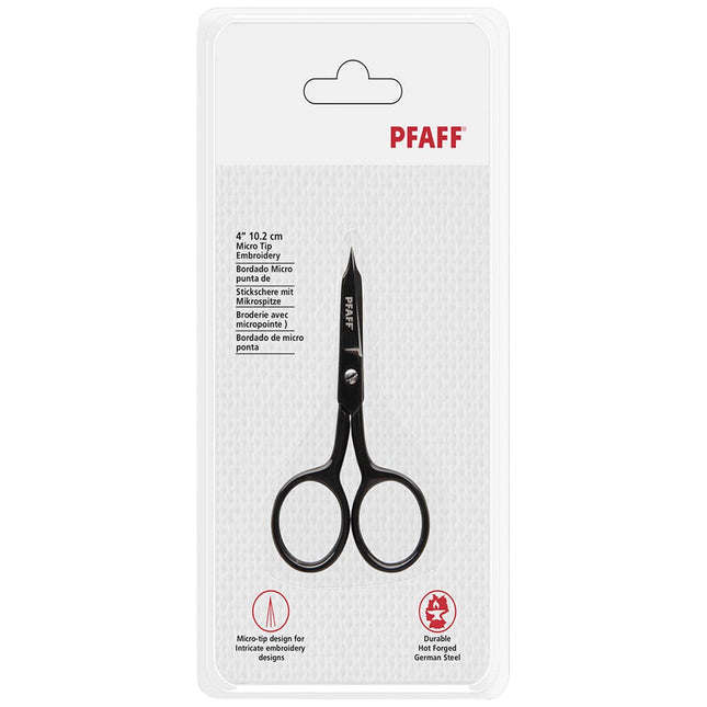 Pfaff 4" Micro Tip Straight Blade Scissors - image 2
