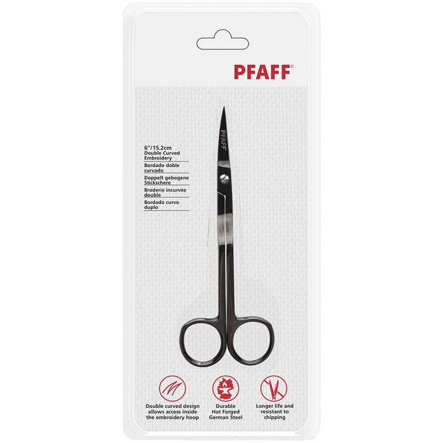 Pfaff 6" Double-Curved Embroidery Scissors - image 2