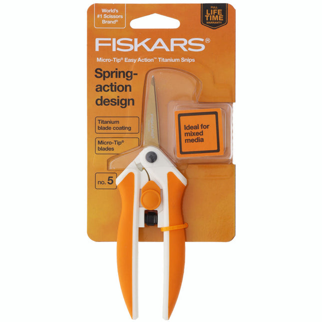 Fiskars 5" Micro-Tip Easy Action Shears - image 2
