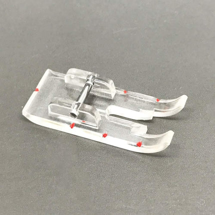 1/4 inch Quilting Foot Clear View with Red Markings