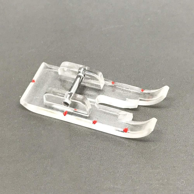 1/4 inch Quilting Foot Clear View with Red Markings