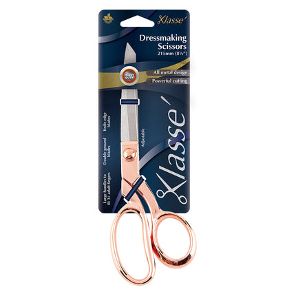 Klasse 8-1/2" Rose Gold Dressmaking Shears - image 2