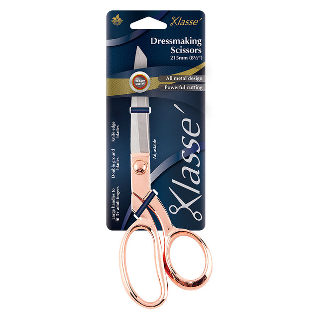Klasse 8-1/2" Rose Gold Dressmaking Shears - image 2