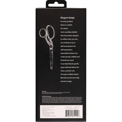 Gingher 8" Blunt-tip Serrated Knife Edge Dressmaker Shears - image 3